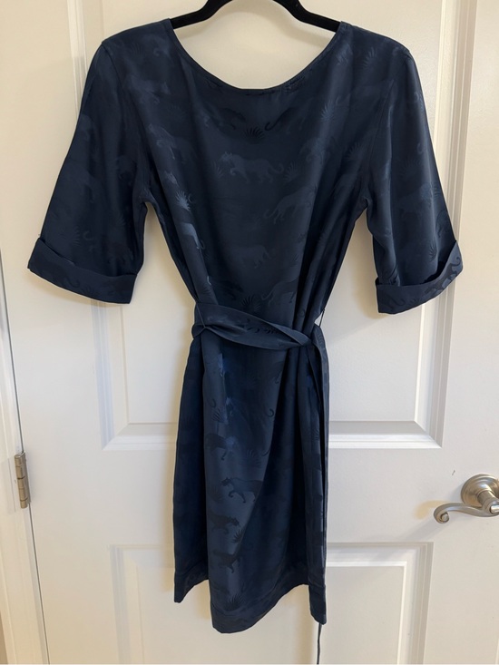Marc By Marc Jacobs Dresses & Skirts - Marc by Marc Jacobs Navy Blue Mini Dress with Belt 100% Silk